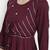 Women's Wine Rayon Slub Dyed Anarkali Dress