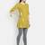 Women's Lime Green Rayon Slub Embroidered Straight Tunic Short Kurti