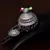 Rhodium and Black Plated American Diamond Embellished Designer Peacock Ring FR10