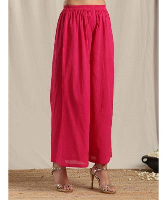 Orange Crinkle Slit Kurta Pant Set 4