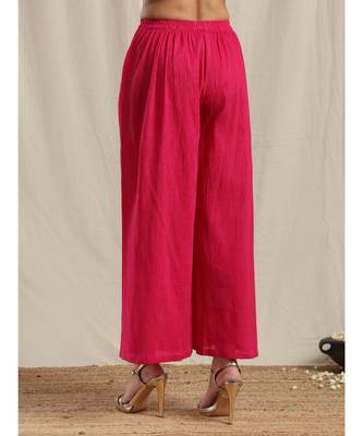 Orange Crinkle Slit Kurta Pant Set 5