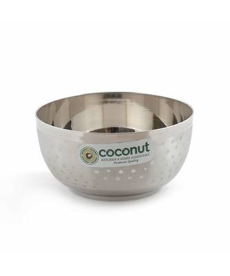 Coconut Stainless Steel Shower DLX Bowl/Vati/Katori - Set of 6 (9 cm Diameter) - Capacity Each Bowl 230ML 3