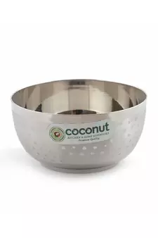 Coconut Stainless Steel Shower DLX Bowl/Vati/Katori - Set of 6 (9 cm Diameter) - Capacity Each Bowl 230ML