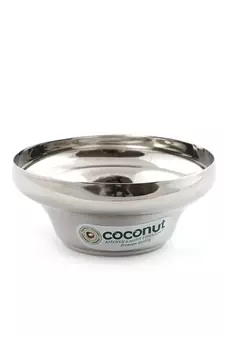Coconut Stainless Steel Cherry Bowl/Vati/Katori - Set of 6 (10 cm Diameter)