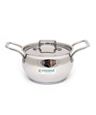 coconut Cook and Serve 1.5 LTR -Stainless Steel with Heavy Bottom (Sandwich Bottom) 1