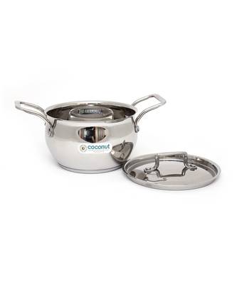 coconut Cook and Serve 1.5 LTR -Stainless Steel with Heavy Bottom (Sandwich Bottom) 2