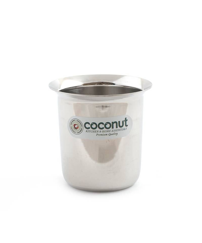 coconut Stainless Steel D14 Kolga Glasses - Set of 6 (120 ML Each)
