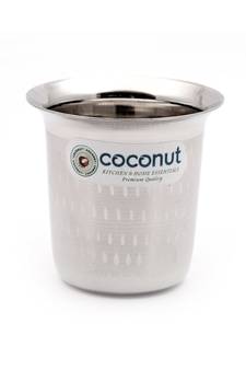 coconut Stainless Steel Coffee Glasses - Set of 6, Set of 6 Units - Capacity -120ML Each Glass