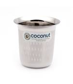 coconut Stainless Steel Coffee Glasses - Set of 6, Set of 6 Units - Capacity -120ML Each Glass