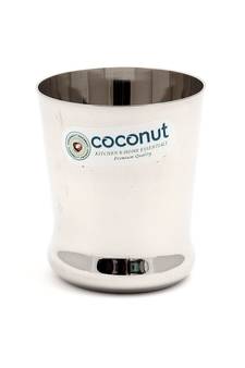coconut Stainless Steel Mini Glasses Ideal for Tea/Coffee - Set of 6 - Capacity - 170 ML Each Glass