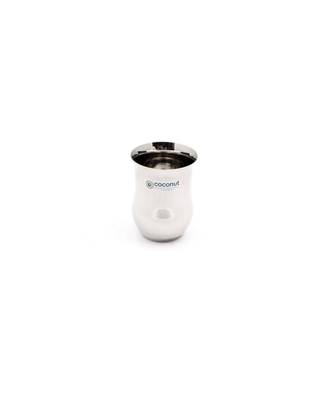 coconut Stainless Steel Plain Glasses - Set of 6 (250 ML Each) 1