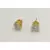 Silver stone studs