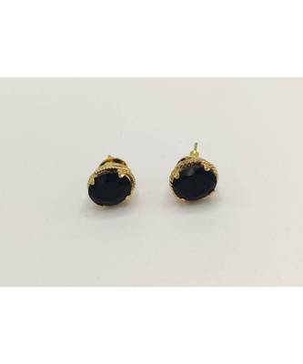 Black stone studs 1