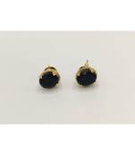 Black stone studs