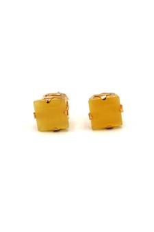Yellow stone studs