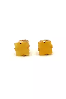 Yellow stone studs