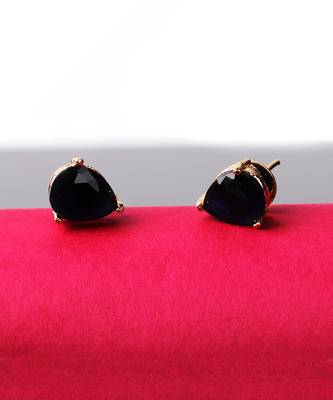 Black stone studs 1