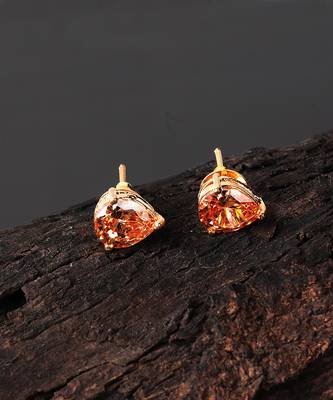 Gold stone studs 1