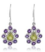 Multicolor peridot  925-sterling-silver-earrings