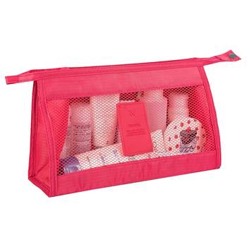 Shree Shyam Product Set of 1 Pc Pink Nylon Bag Organizer, Polyester Bag Organizer, Handbag Organizer 1