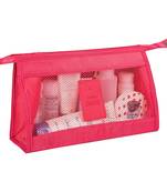 Shree Shyam Product Set of 1 Pc Pink Nylon Bag Organizer, Polyester Bag Organizer, Handbag Organizer