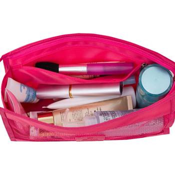 Shree Shyam Product Set of 1 Pc Pink Nylon Bag Organizer, Polyester Bag Organizer, Handbag Organizer 3