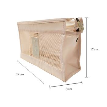 Shree Shyam Product Set of 1 Pc White Nylon Bag Organizer, Polyester Bag Organizer, Handbag Organizer 3
