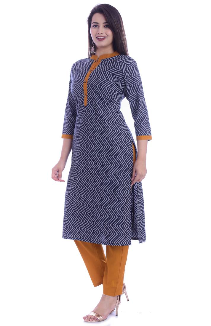 18 FOREVER V R FOR U Women Kurta and Pant Set Rayon