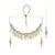 White Kundan Necklace With Earrings And Maang Tikka