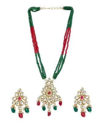 Multicolor Kundan Necklace Sets 2