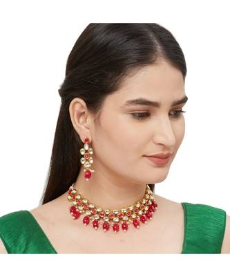 Red Kundan Necklace Sets 1