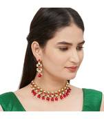 Red Kundan Necklace Sets