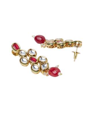 Red Kundan Necklace Sets 4