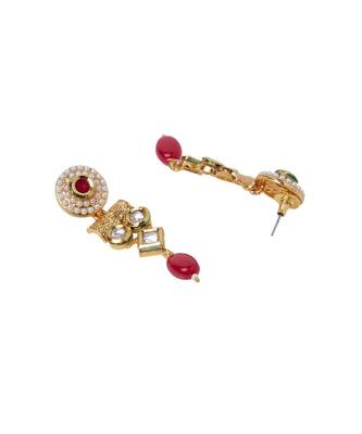 Red Polki Necklace Sets 4