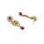 Red Polki Necklace Sets