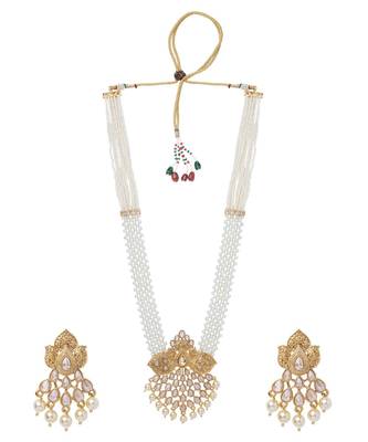 White Kundan Necklace Sets 2
