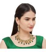 Green Kundan Necklace Sets