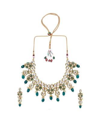 Green Kundan Necklace Sets 2