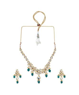 Green Kundan Necklace Sets 2