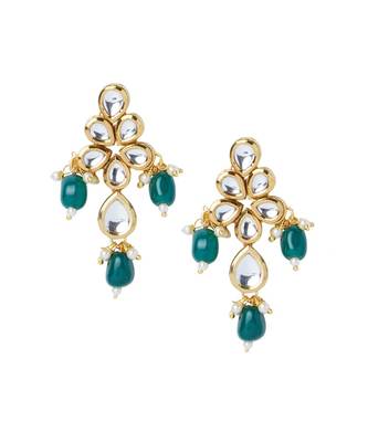 Green Kundan Necklace Sets 3