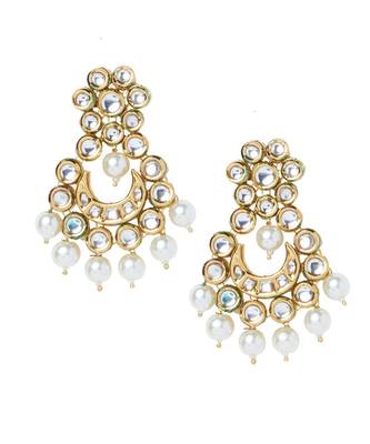 Gold Kundan Earrings 2