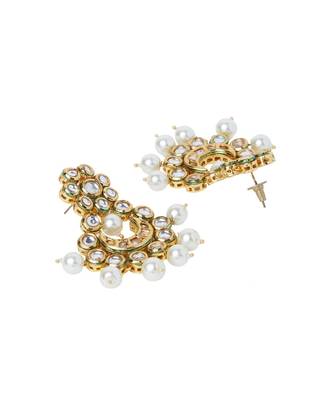 Gold Kundan Earrings 3