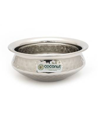 Coconut Stainless Steel Hammered Golconda Kadai - 200 ML 1