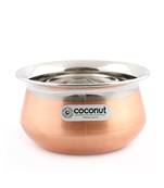 Coconut Stainless Steel & Copper Bottom Celebration Handi - 750 ML