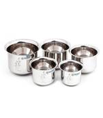 Coconut Stainless Steel Mini Kolga/Deep Tope - 200ml, 300ml, 500ml, 750ml, 1000ml,  - Milk Container/Oil cotainer