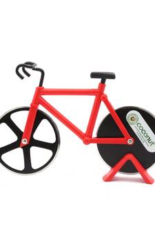 Coconut Cycle Pizza Cutter (Multicolour) Non Stick - 1 Unit
