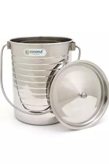 COCONUT Stainless Steel Milk Pot - 4000 ml, 1 Pieces, Silver