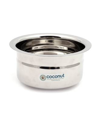 Coconut Stainless Steel Tope Set, 4-Pieces, Silver 2