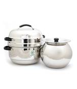 Coconut Stainless Steel Choodarapetty Thermal Rice Cooker/Cook & Serve Pot - Capacity - 1 KG