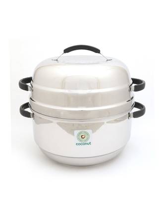 Coconut Stainless Steel Choodarapetty Thermal Rice Cooker/Cook & Serve Pot - Capacity - 1 KG 2